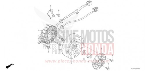 A.C.G. STARTER CBF125MM de 2021